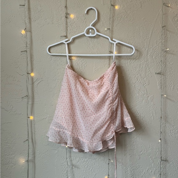 💗Pink Polka Dot Mini Skort💗 - Picture 2 of 4